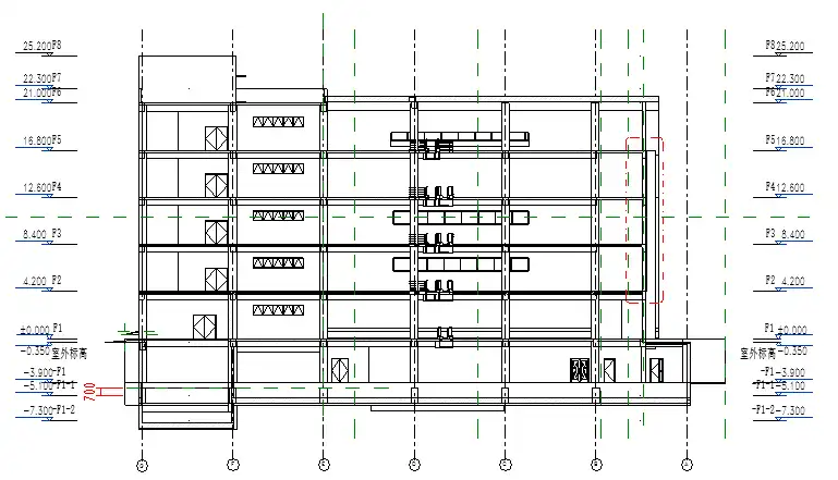 大型商城曲面型建筑Revit模型（Revit2014）插图(4)