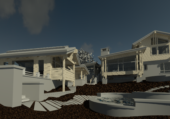 国外别墅群体建筑BIM模型（Revit2014）插图(3)