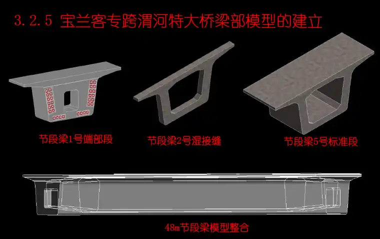 中铁宝兰客运专线跨渭河特大桥48m节段拼装梁BIM技术应用插图(3)