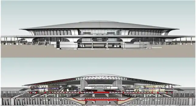 中信建筑设计院乌鲁木齐高铁火车站项目的BIM实践插图(1)