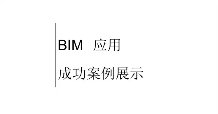BIM应用成功案例展示插图