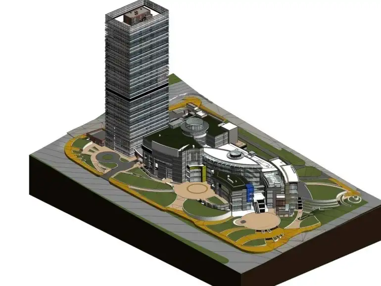 建筑信息模型设计大赛知名地产广场BIM案例75页插图(3)