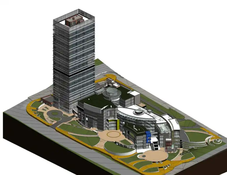 建筑信息模型设计大赛知名地产广场BIM案例75页插图(5)