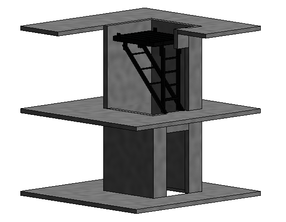 电梯井作业平台模型及技术交底视频（2014）插图(2)