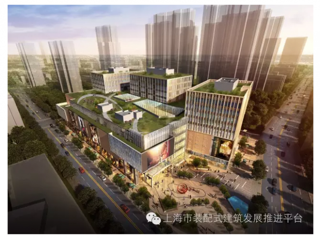 上海首个装配式商业综合体   江湾镇384街坊A03B-11地块项目